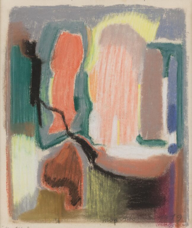 Ungegenständliche Komposition - Max Ackermann 