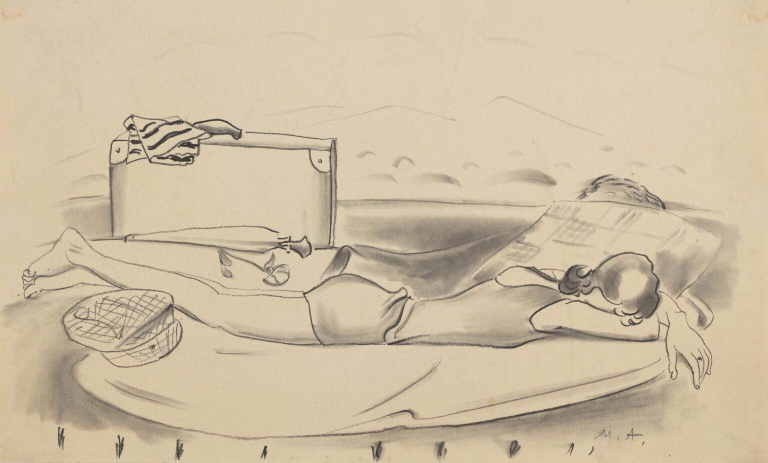 Ohne Titel - Max Ackermann 