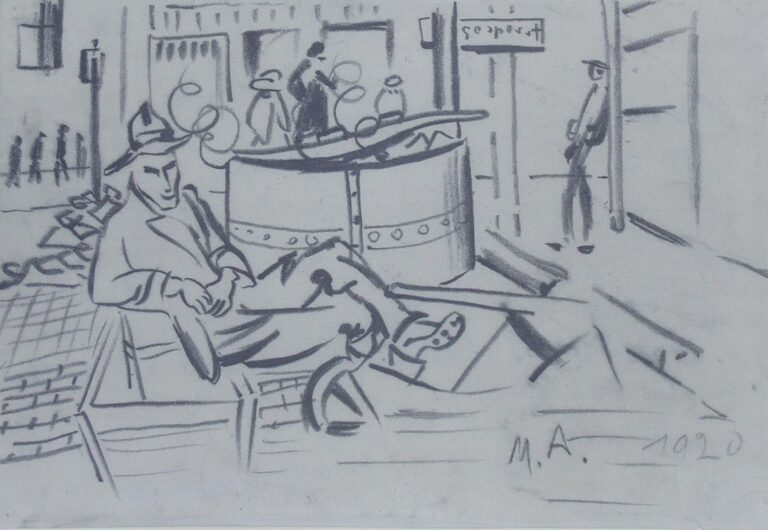 Arbeitslose - Max Ackermann 