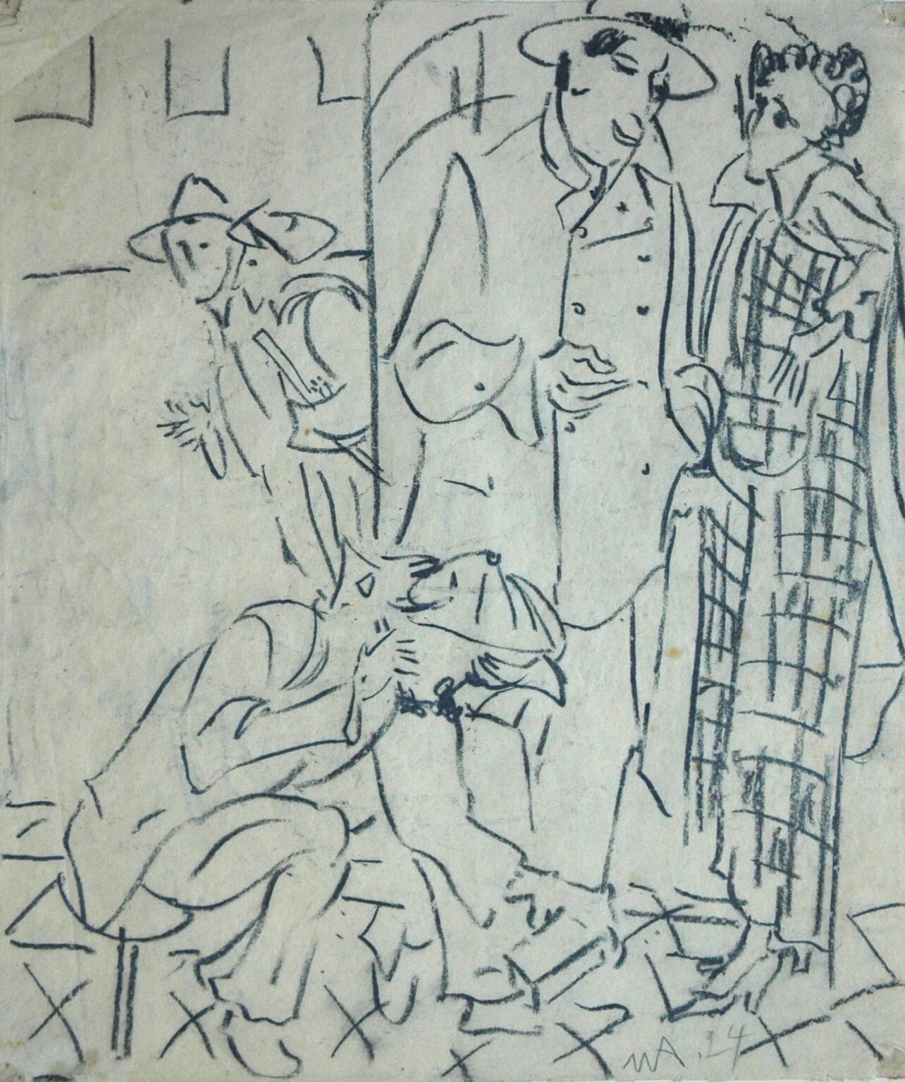 Ohne Titel - Max Ackermann 