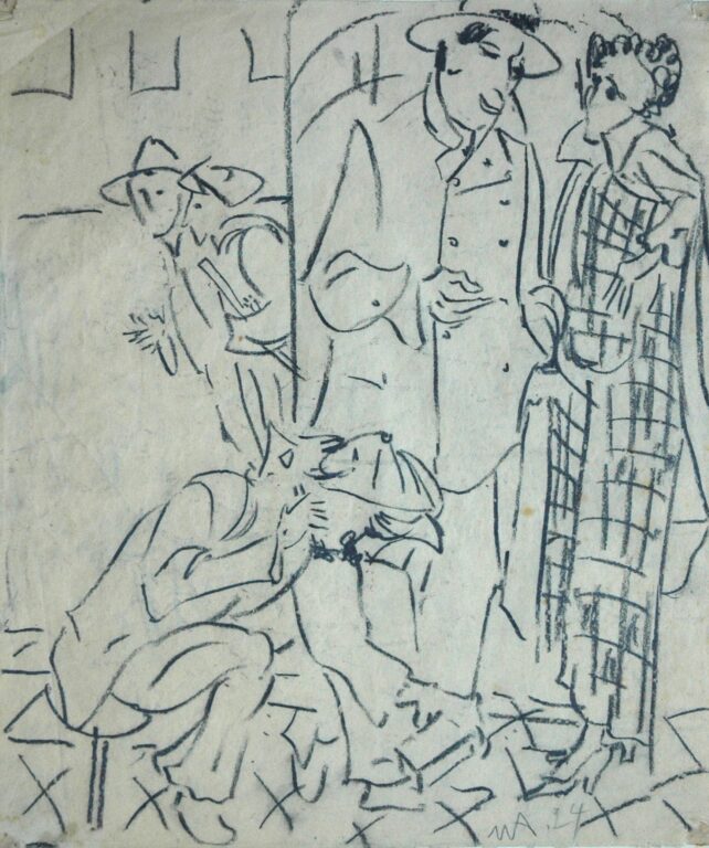 Ohne Titel - Max Ackermann 