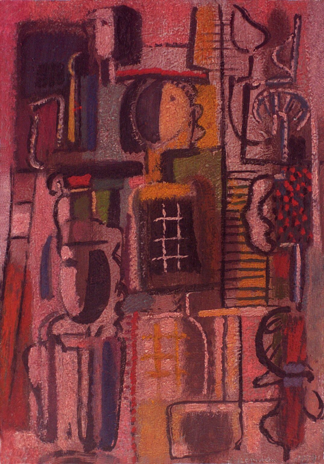 o.T. (Haus und Garten) - Max Ackermann 