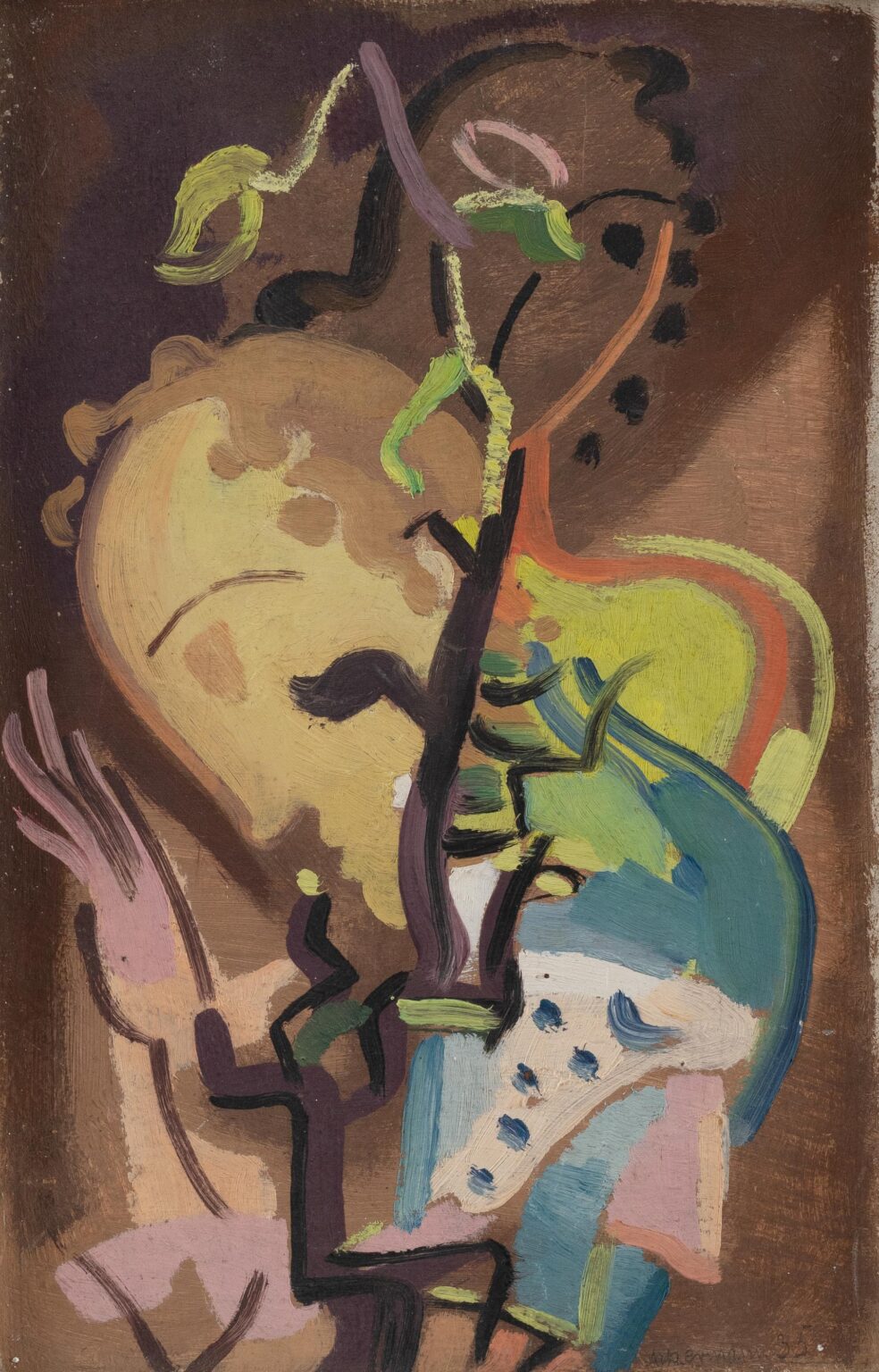 Frauen und Blumen - Max Ackermann 