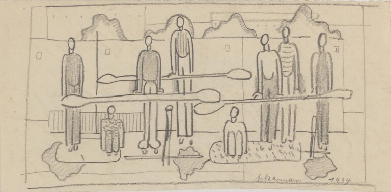 Vor der Regatta - Max Ackermann 