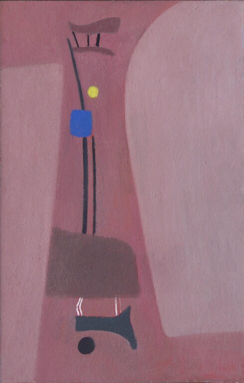 Mammutfigur und Chiffre - Max Ackermann 