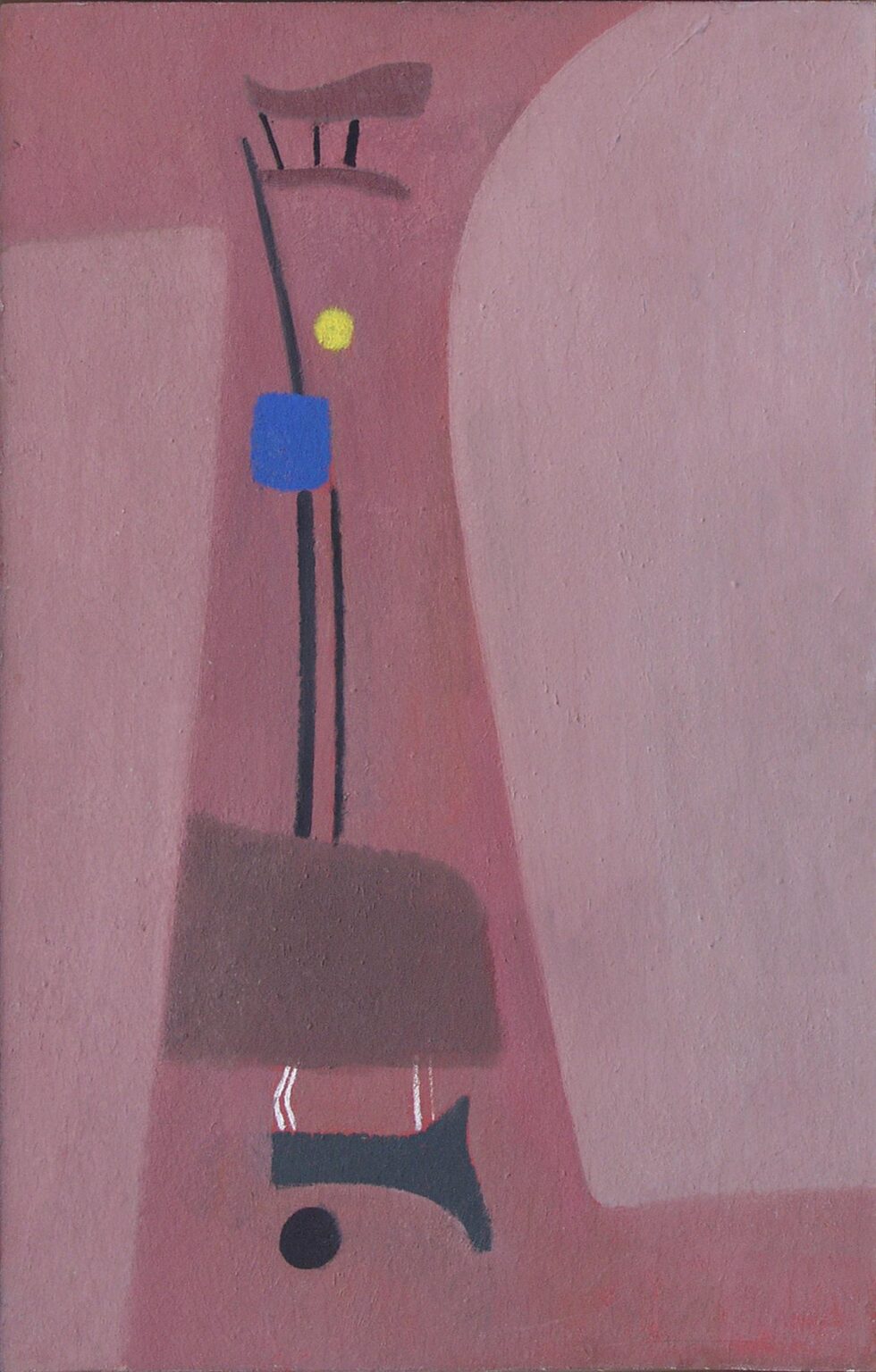 Mammutfigur und Chiffre - Max Ackermann 