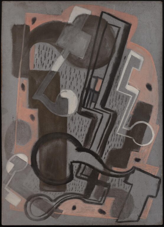 Gegenstandslose Komposition - Max Ackermann 