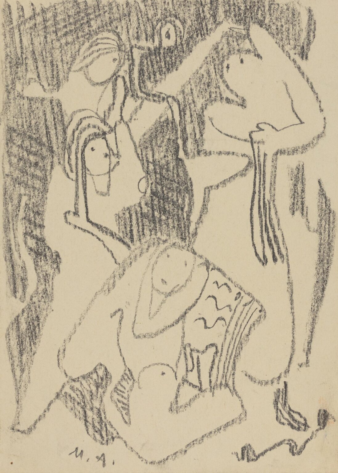 Nach dem Bade - Max Ackermann 