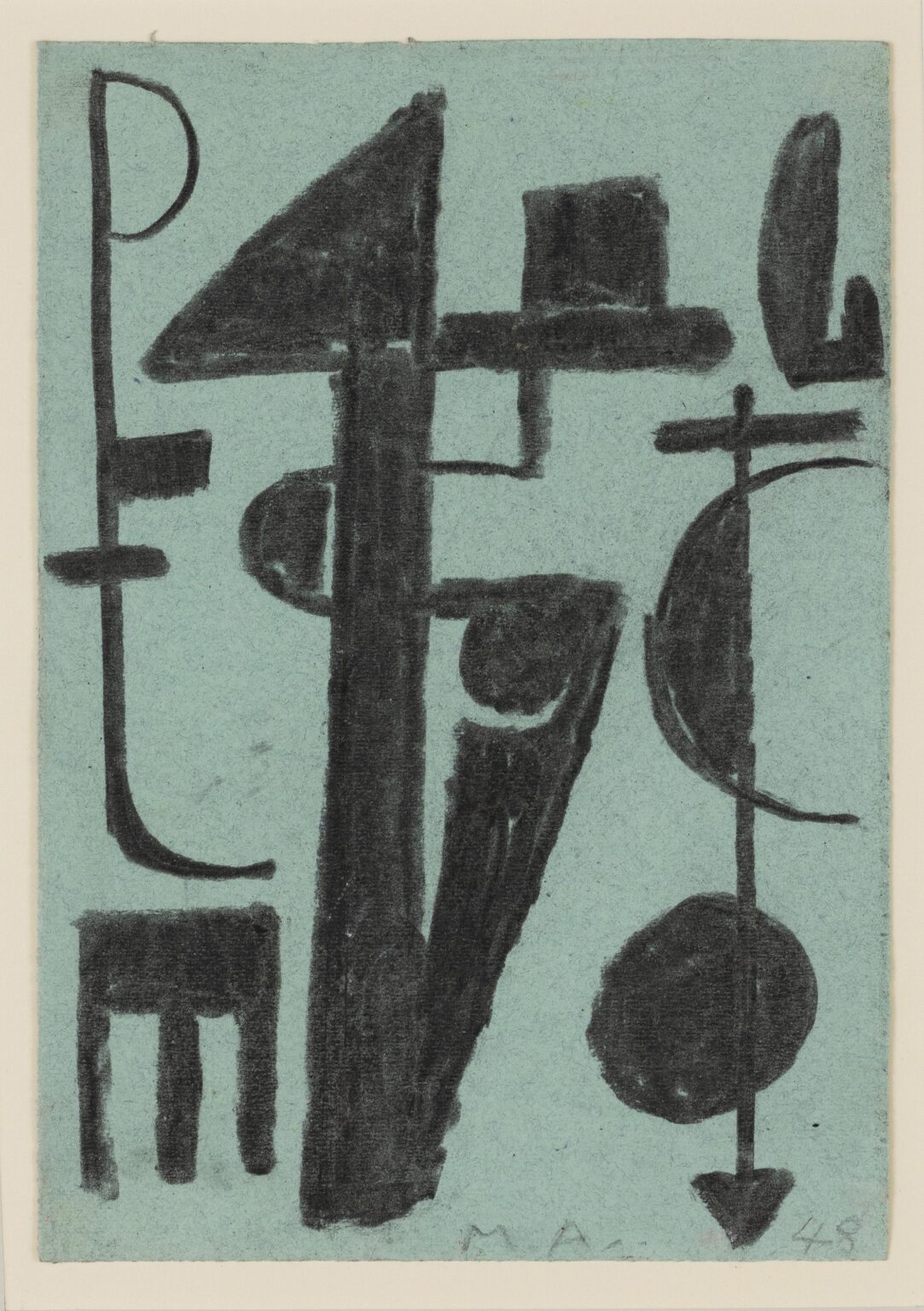 Ohne Titel - Max Ackermann 