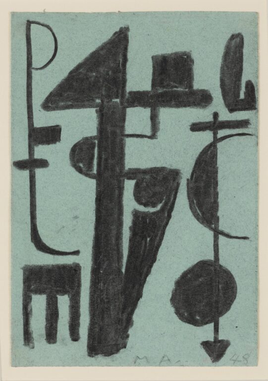 Ohne Titel - Max Ackermann 