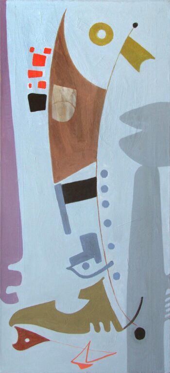 Aufstrebendes auf Blau - Max Ackermann 