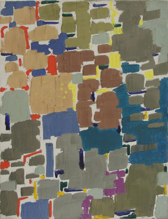 Ohne Titel (Struktur) - Max Ackermann 