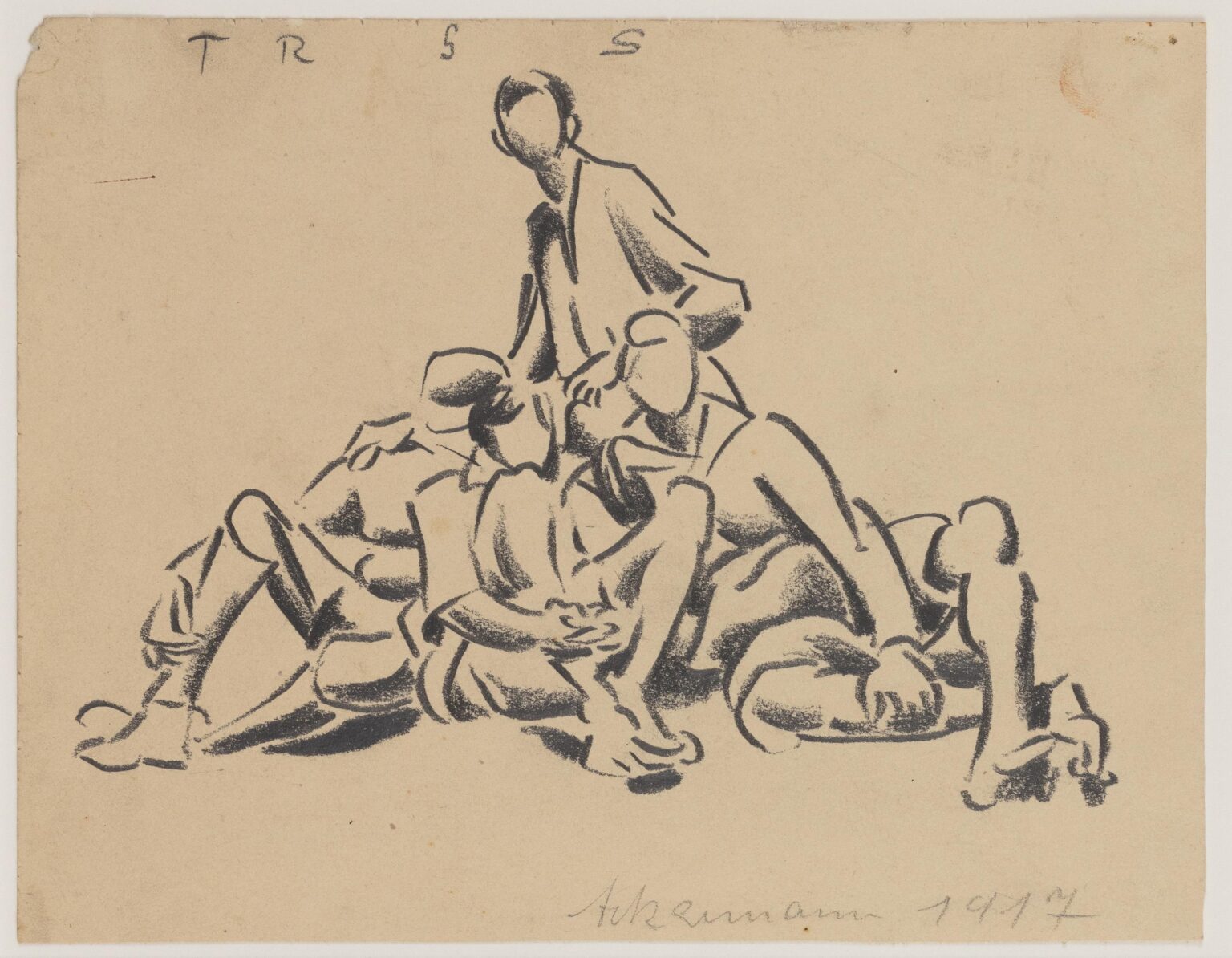 Ohne Titel (TRSS) - Max Ackermann 