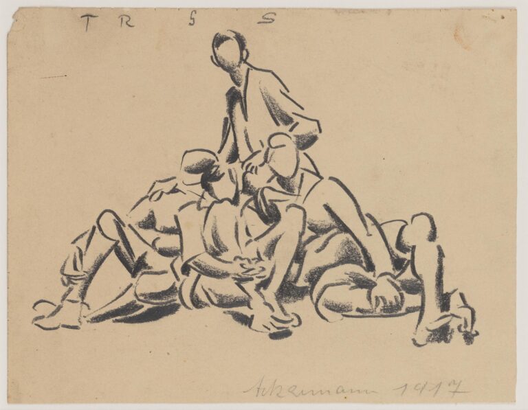 Ohne Titel (TRSS) - Max Ackermann 