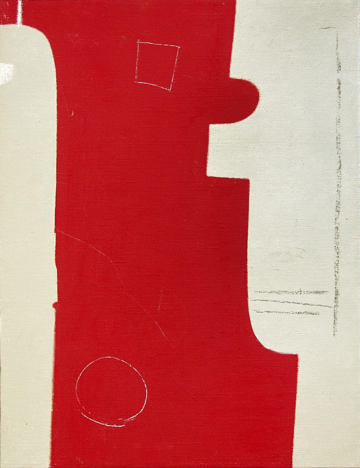 Abstrakte Stele Juli 1966 - Max Ackermann 