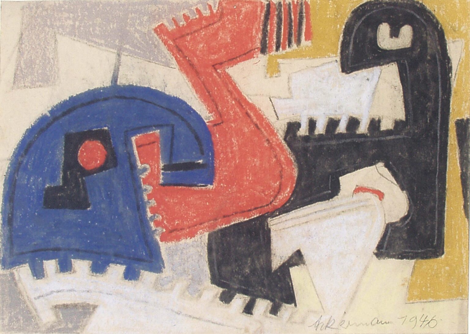 Komposition - Max Ackermann 