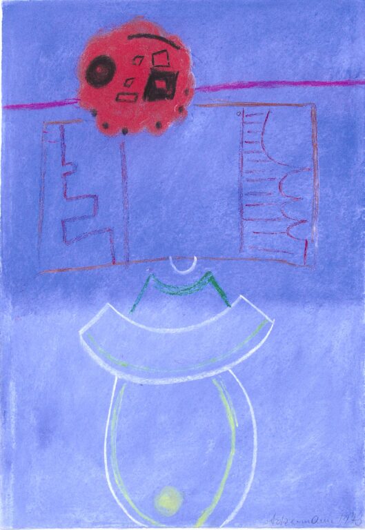 Ohne Titel (Kultbau) - Max Ackermann 