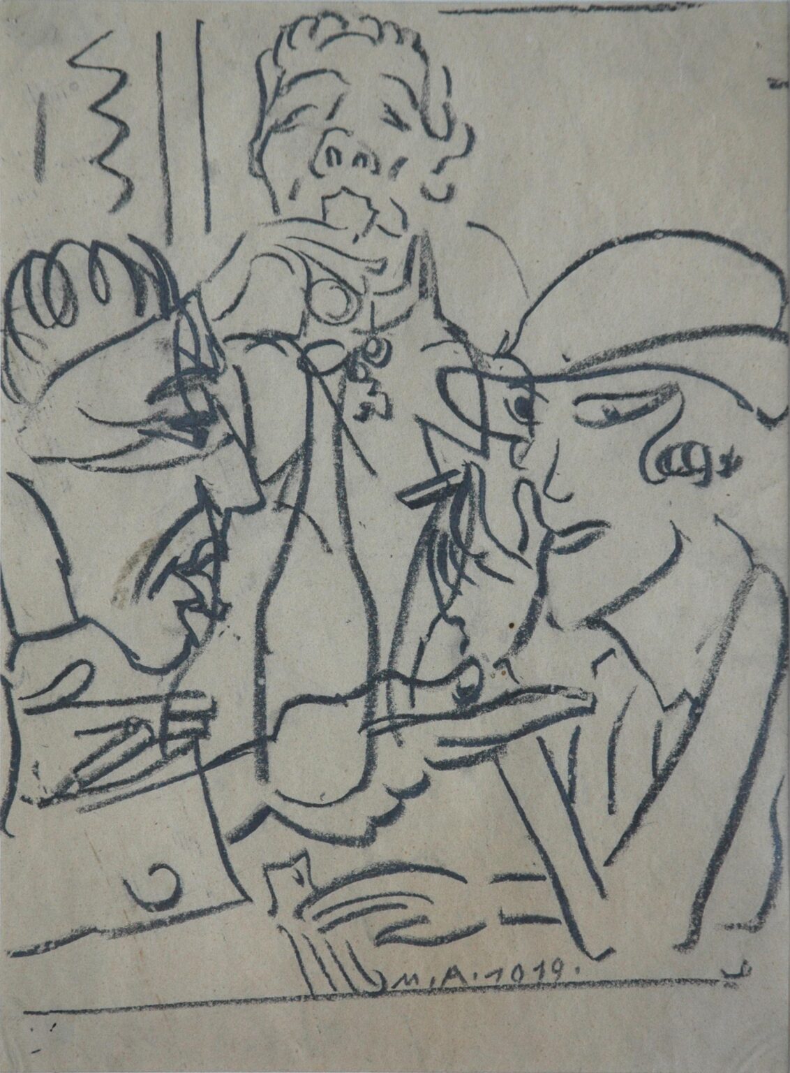 Ohne Titel - Max Ackermann 