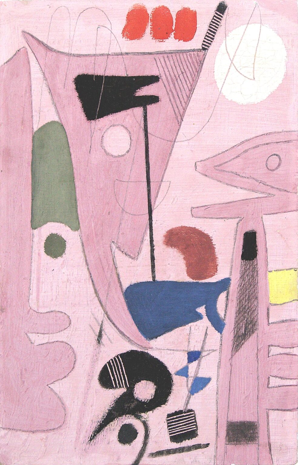 Ohne Titel (Maske) - Max Ackermann 