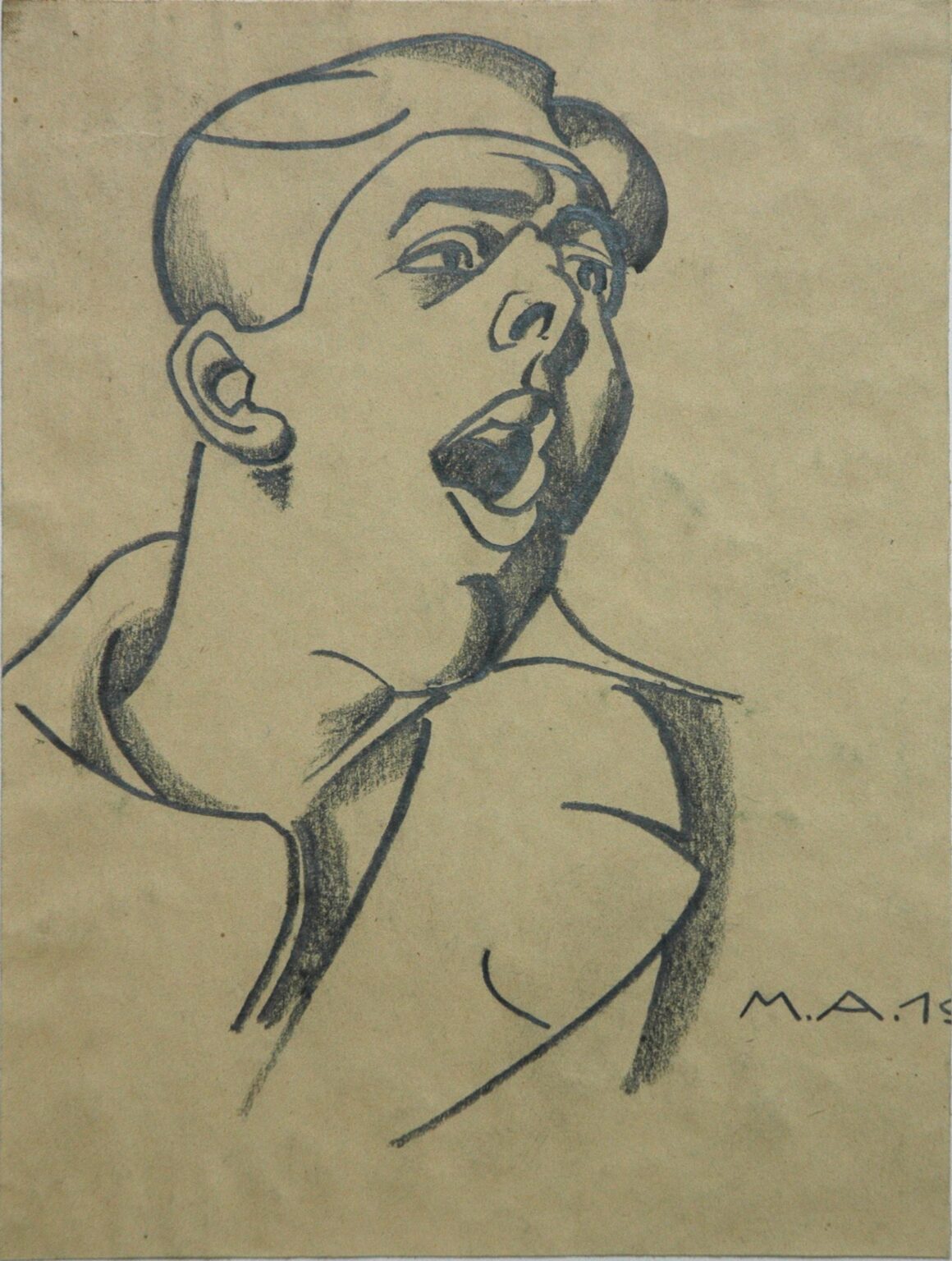 Rufender - Max Ackermann 