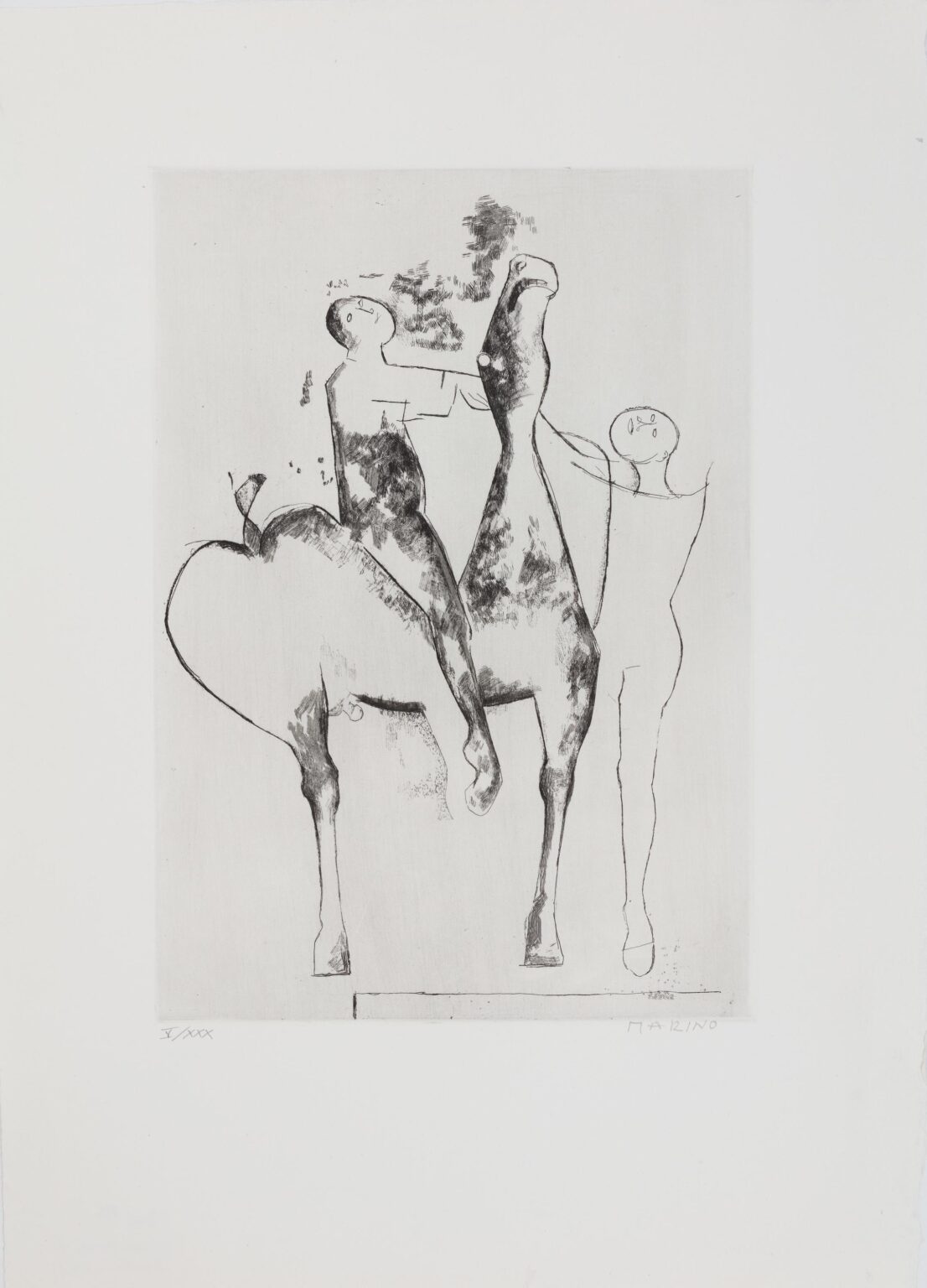 Composizione di Giocolieri - Marino Marini 