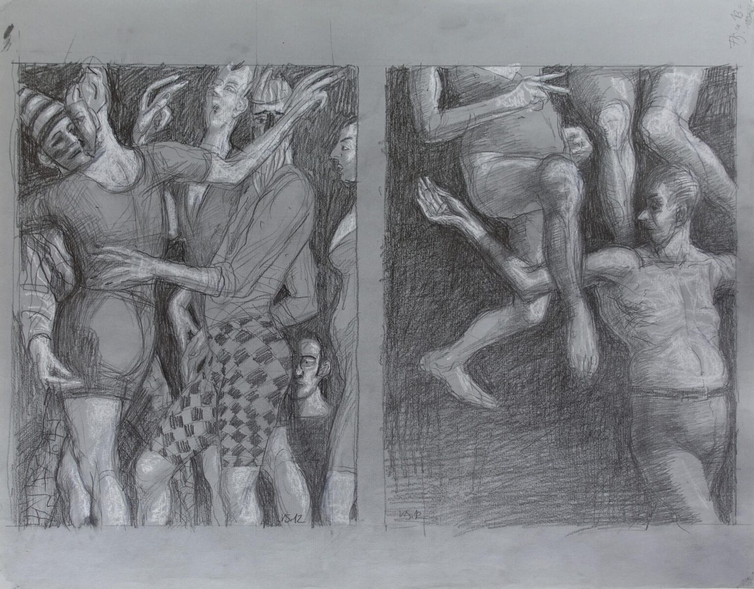 2 x Artisten - Volker Stelzmann 