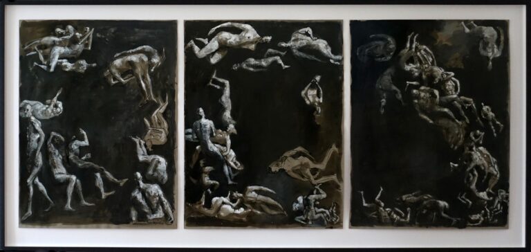 Gericht (Triptychon) - Volker Stelzmann 