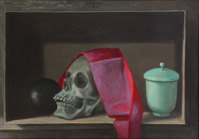 Stillleben mit grüner Büchse - Volker Stelzmann 