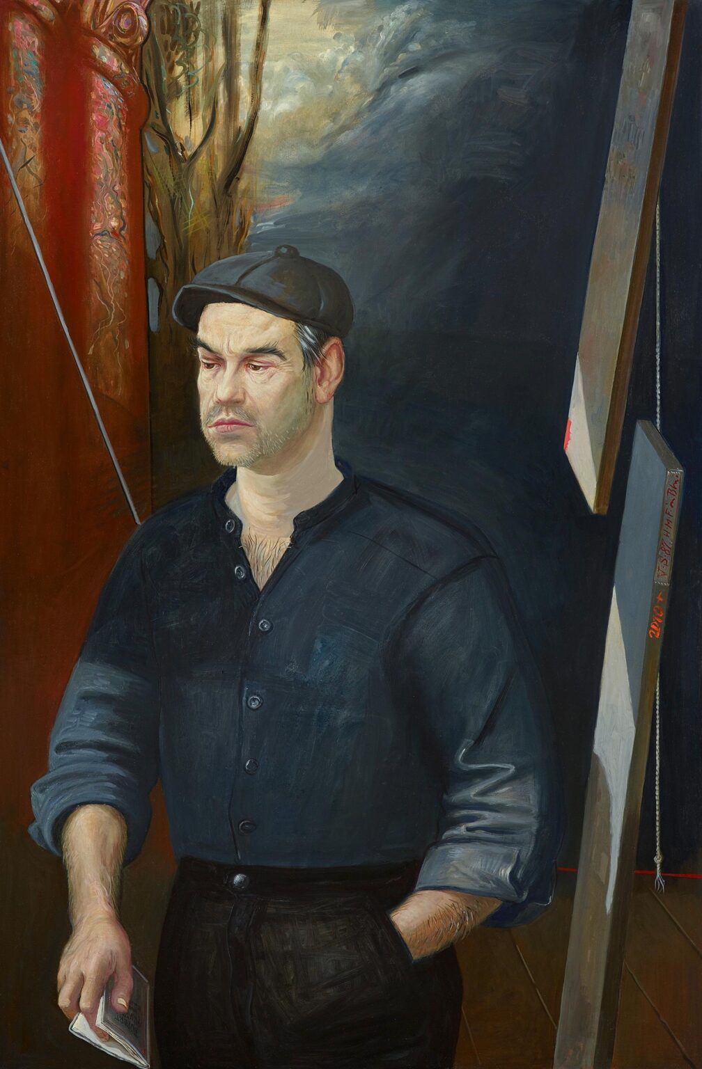 Bildnis H. Th. - Volker Stelzmann 