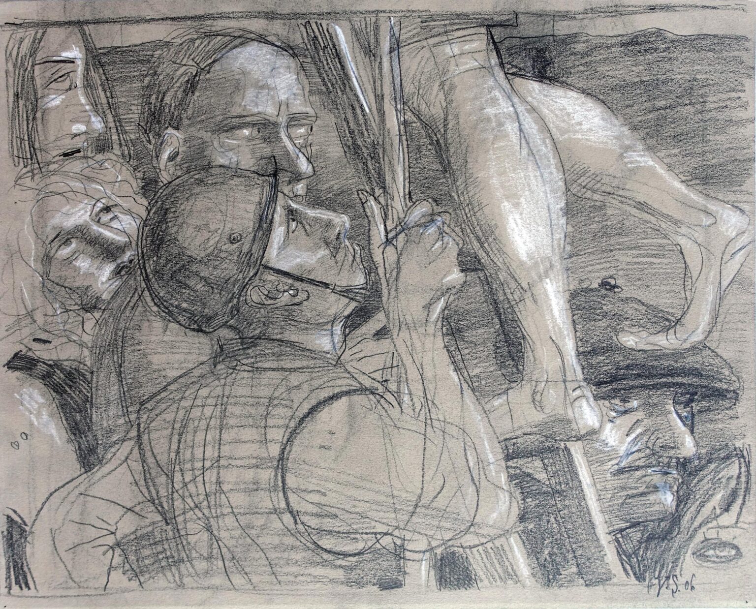 Unter der Leiter - Volker Stelzmann 