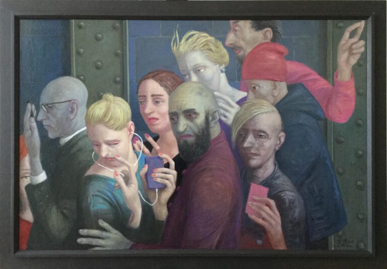 Acht Halbfiguren und ein Prophet - Volker Stelzmann 