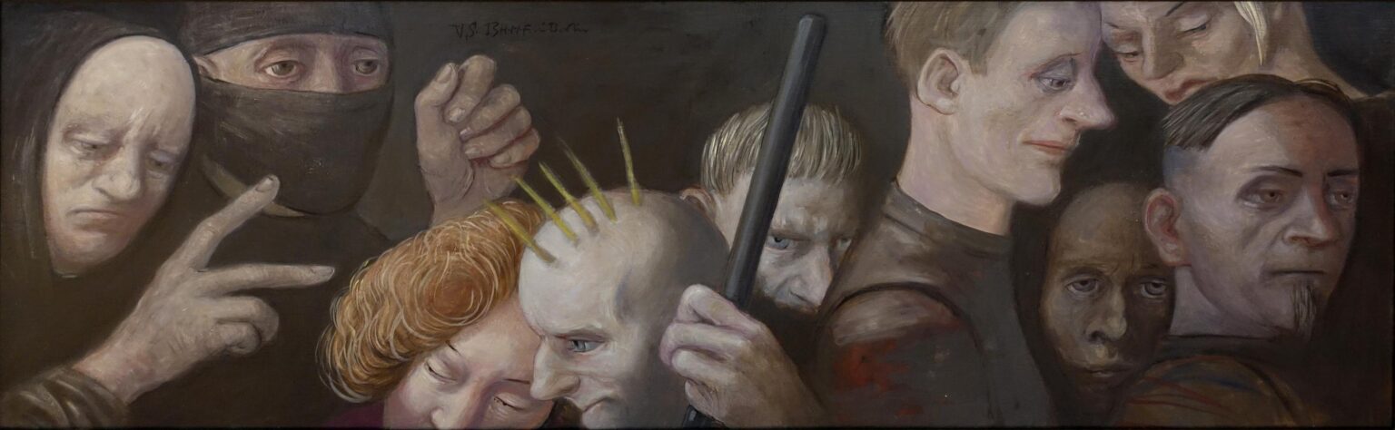 Neun K&ouml;pfe - Volker Stelzmann 