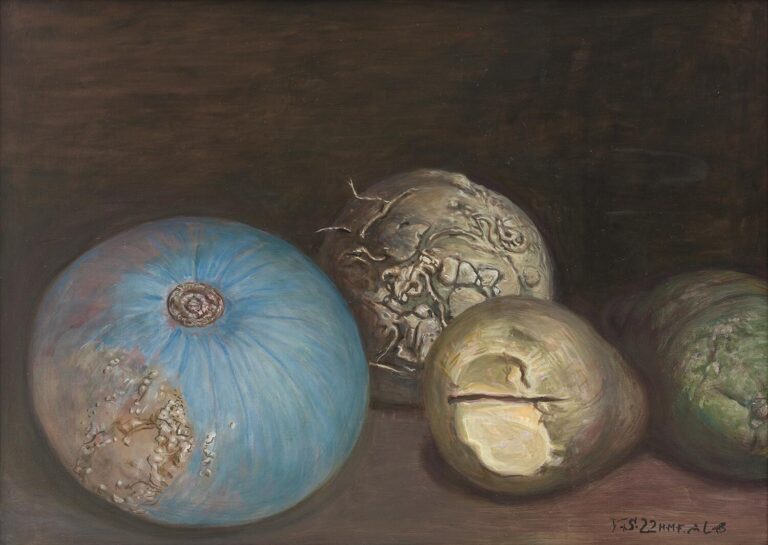 Blauer Kürbis - Volker Stelzmann 