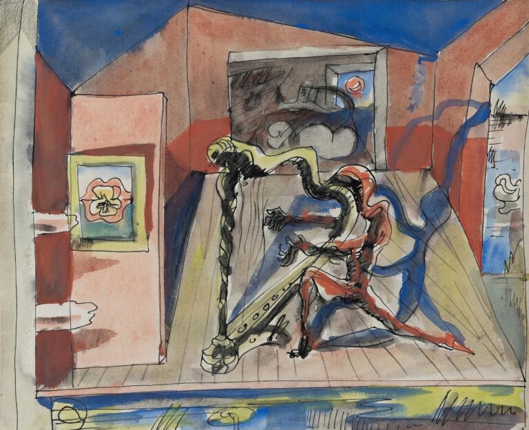 Scène surréaliste - André Masson 