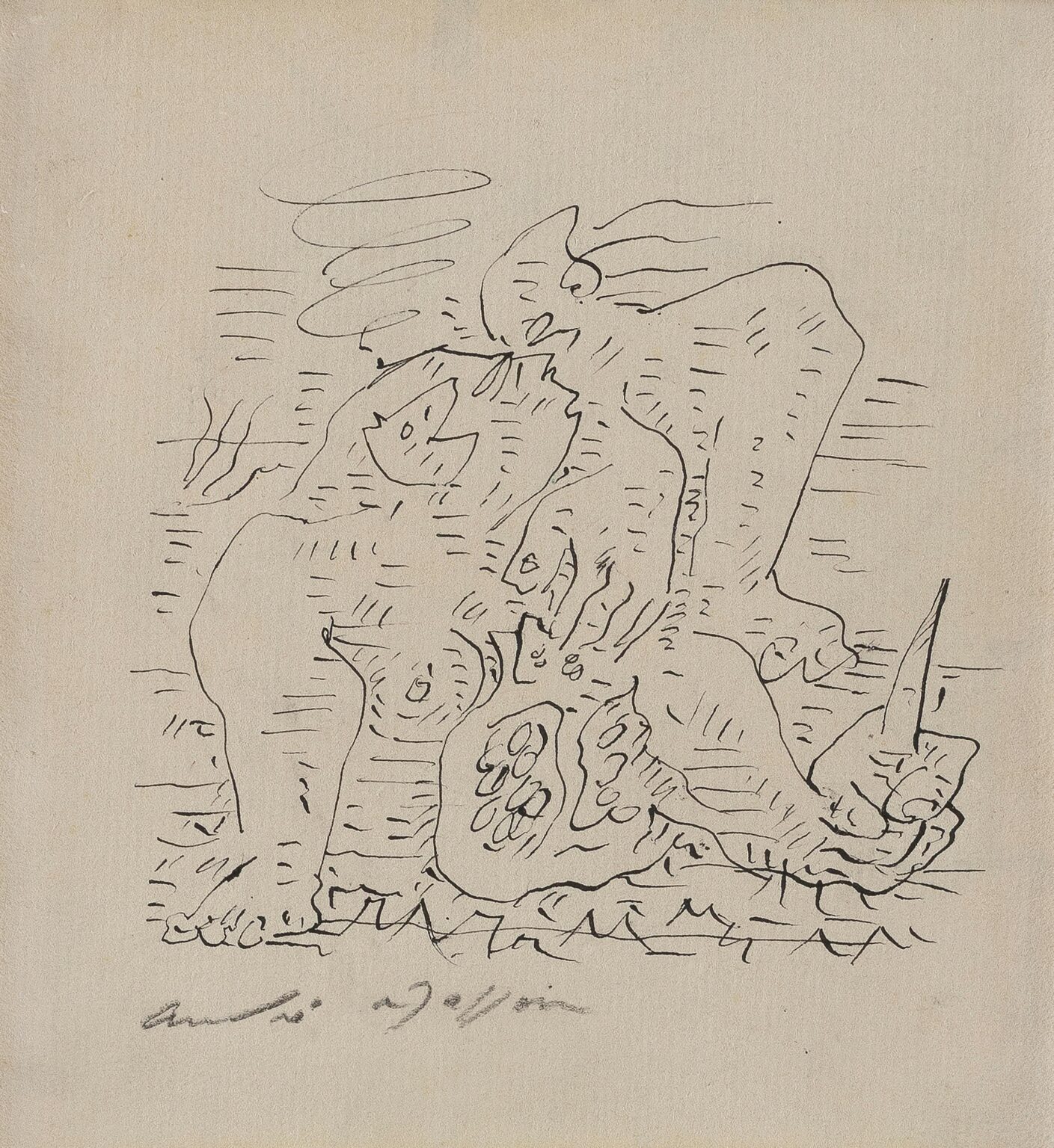 Dessin automatique - Andr&eacute; Masson 