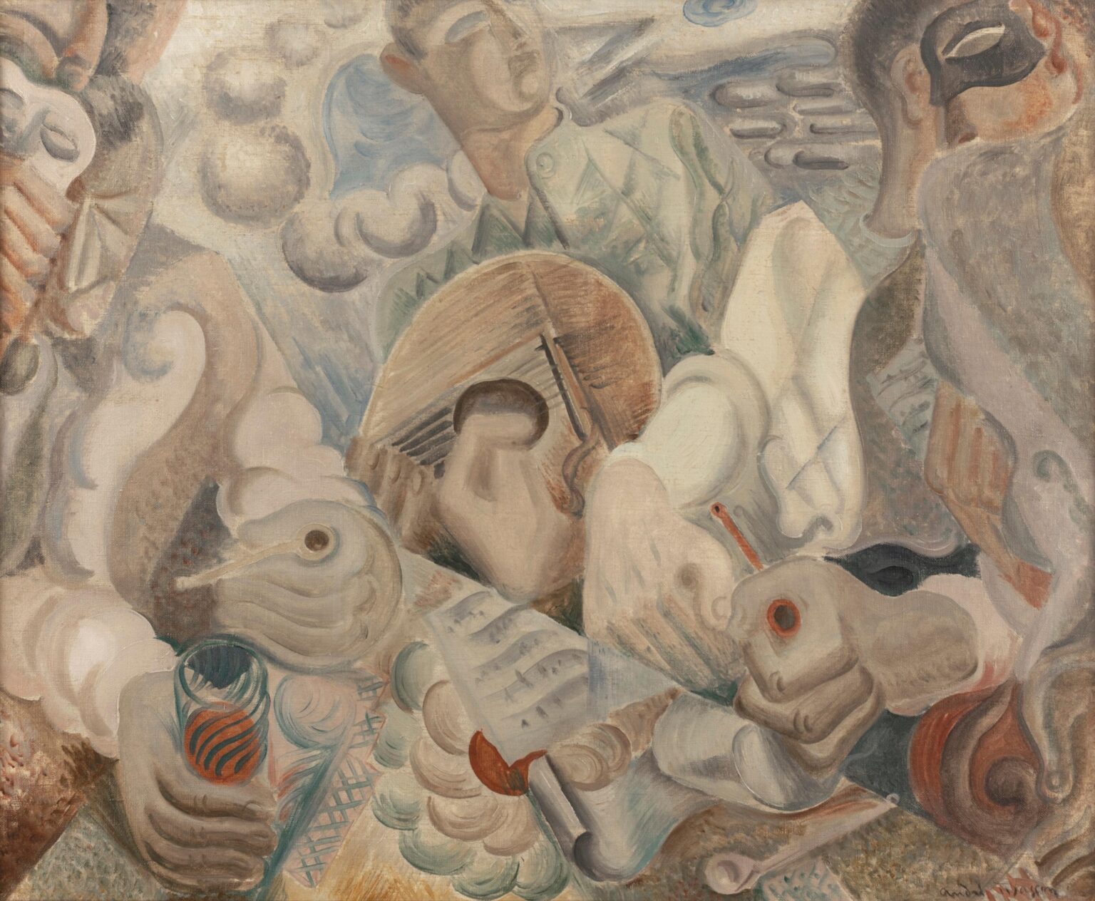 Les Masques - Andr&eacute; Masson 