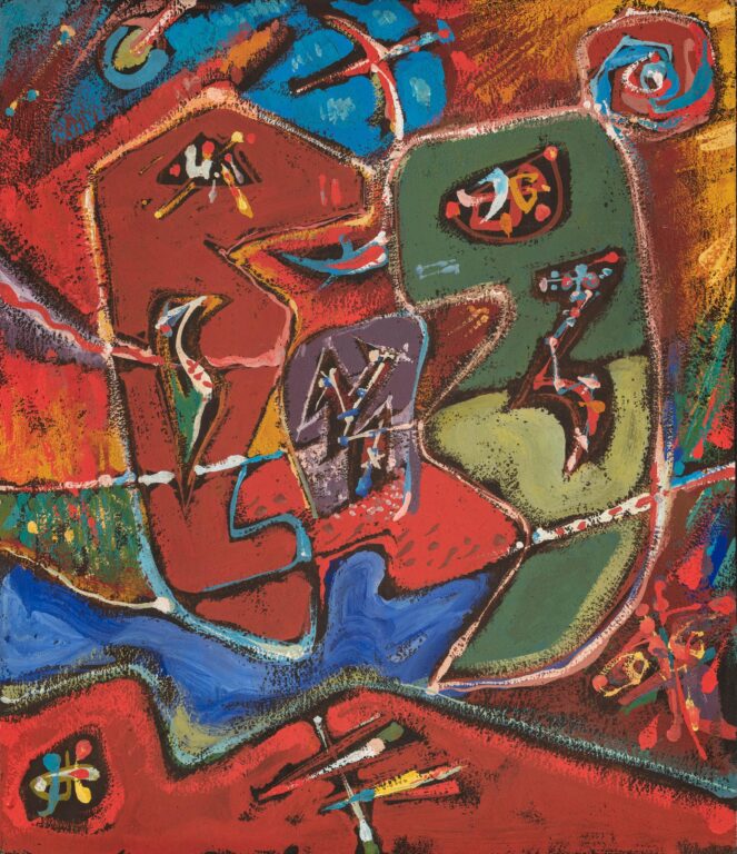 Les grands larves - André Masson 