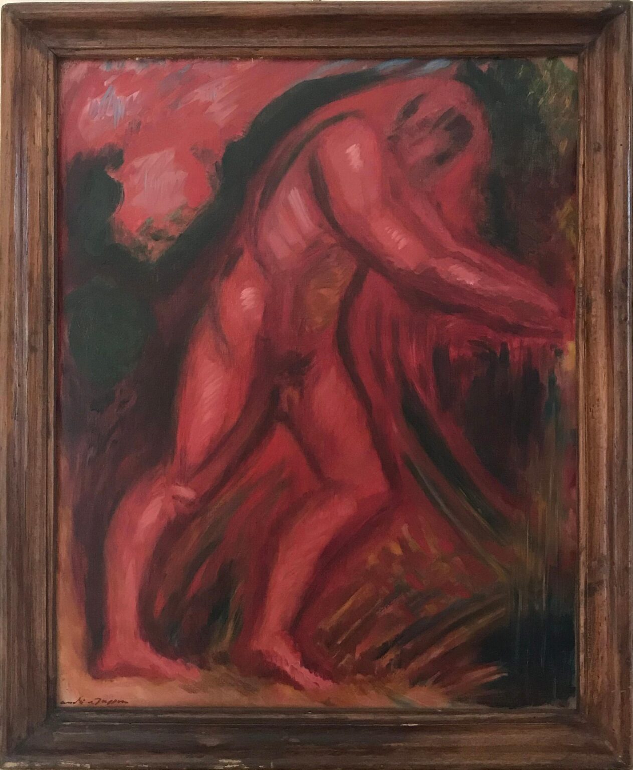L&rsquo;Homme rouge aux Champs - Andr&eacute; Masson 