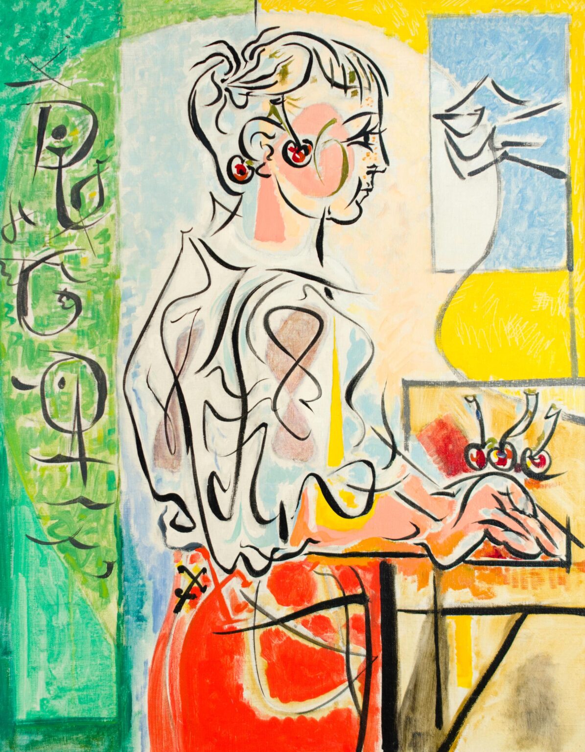 Enfant aux cerises - Andr&eacute; Masson 