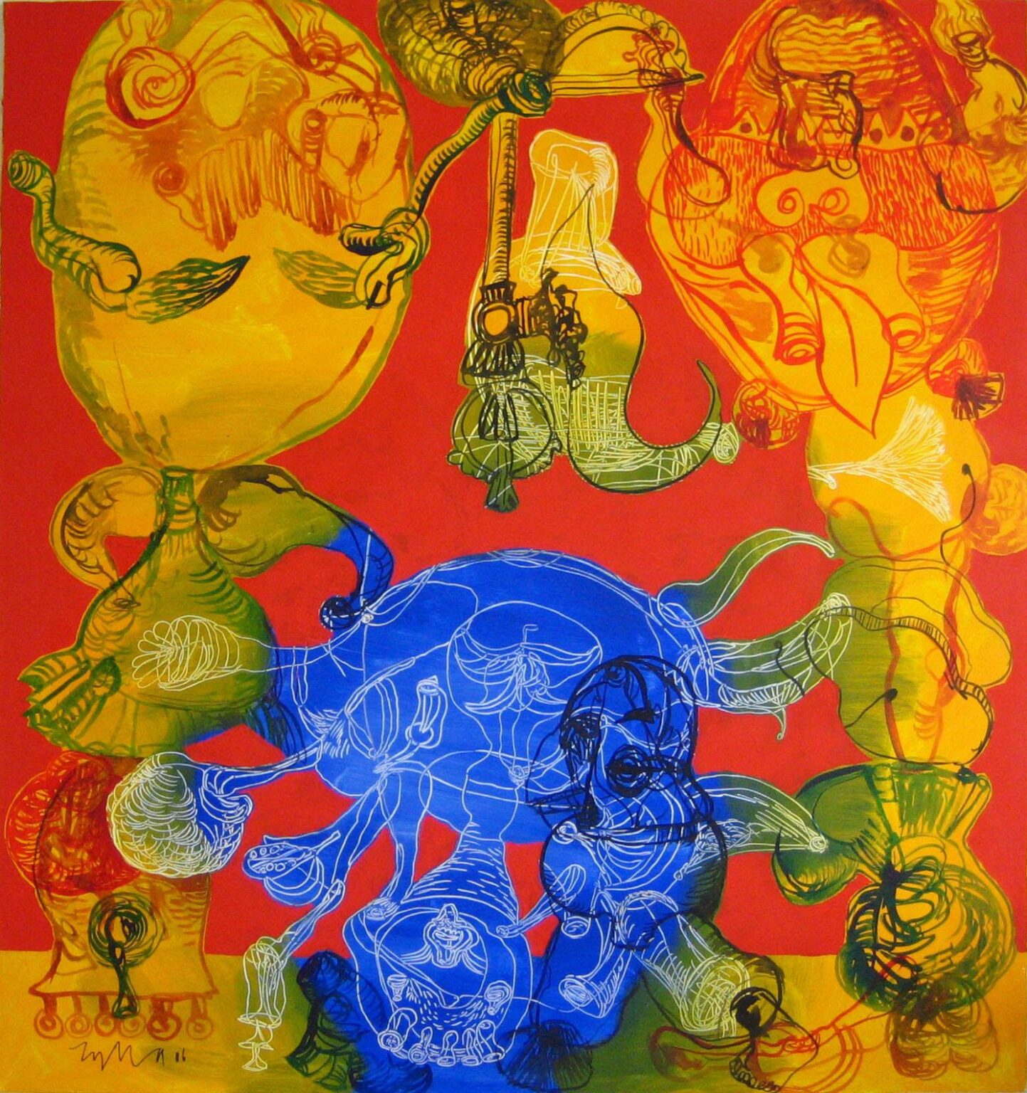 Indisches Tuch - Klaus Zylla 