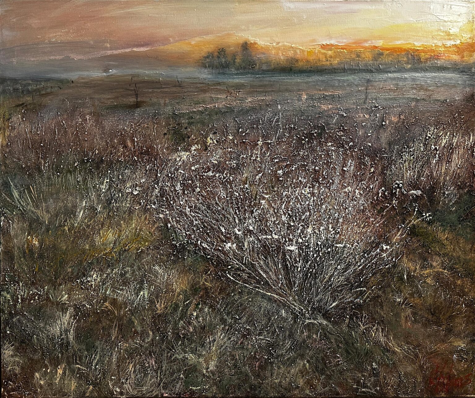 Wintermorgen - Johannes Heisig 