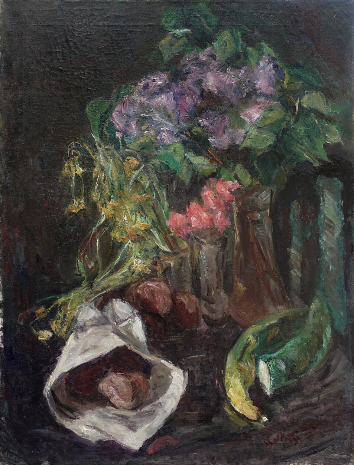 Stillleben mit Flieder - Max Beckmann 