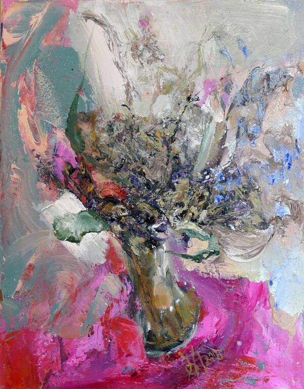 Variationen eines Blumenstraußes III - Johannes Heisig 