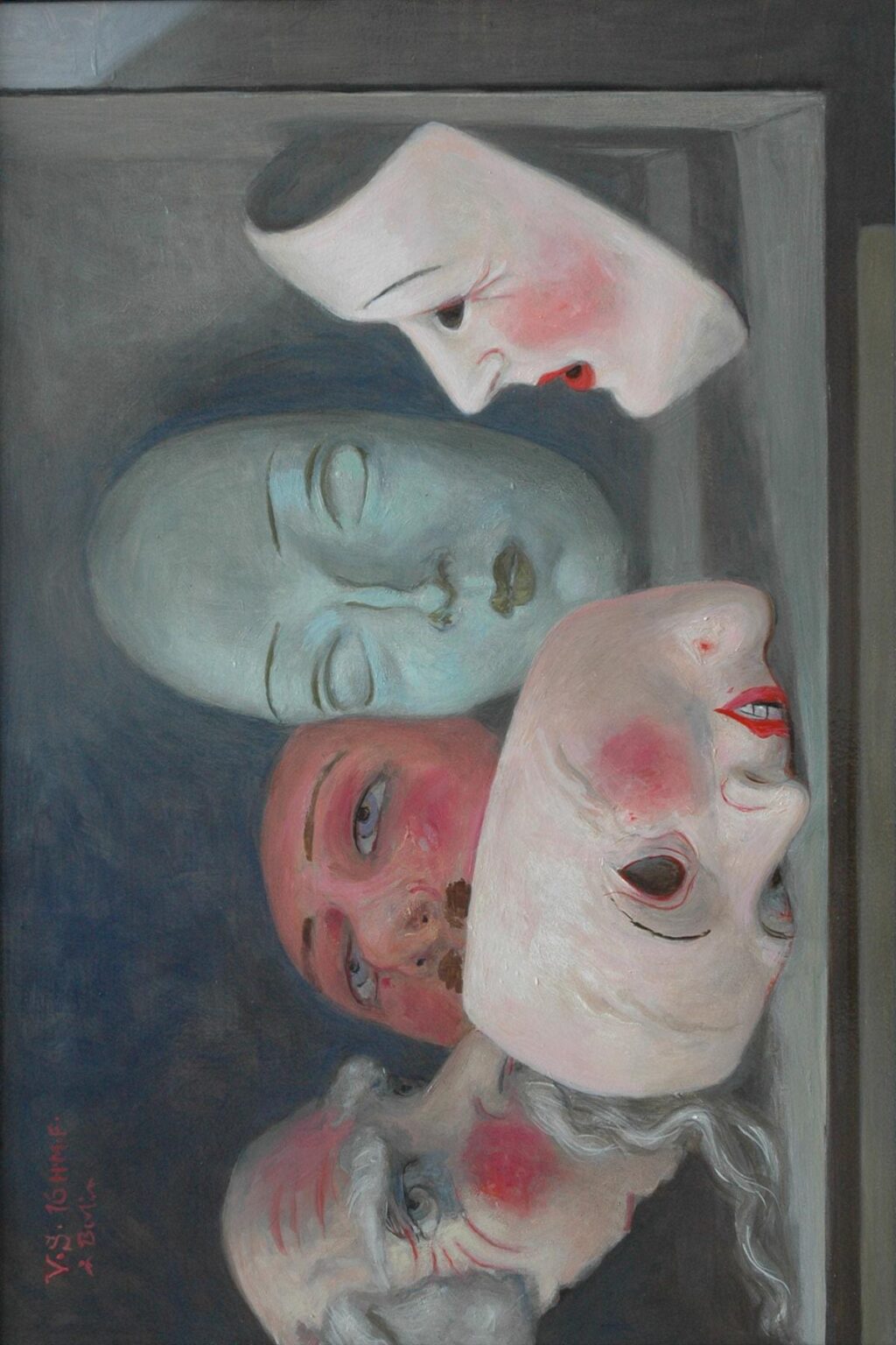 F&uuml;nf Masken - Volker Stelzmann 