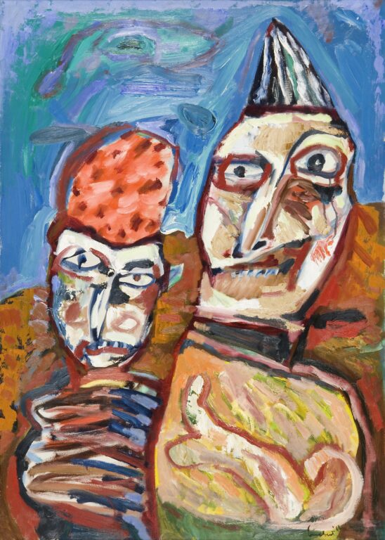 Paar op rode aarde - Lucebert 