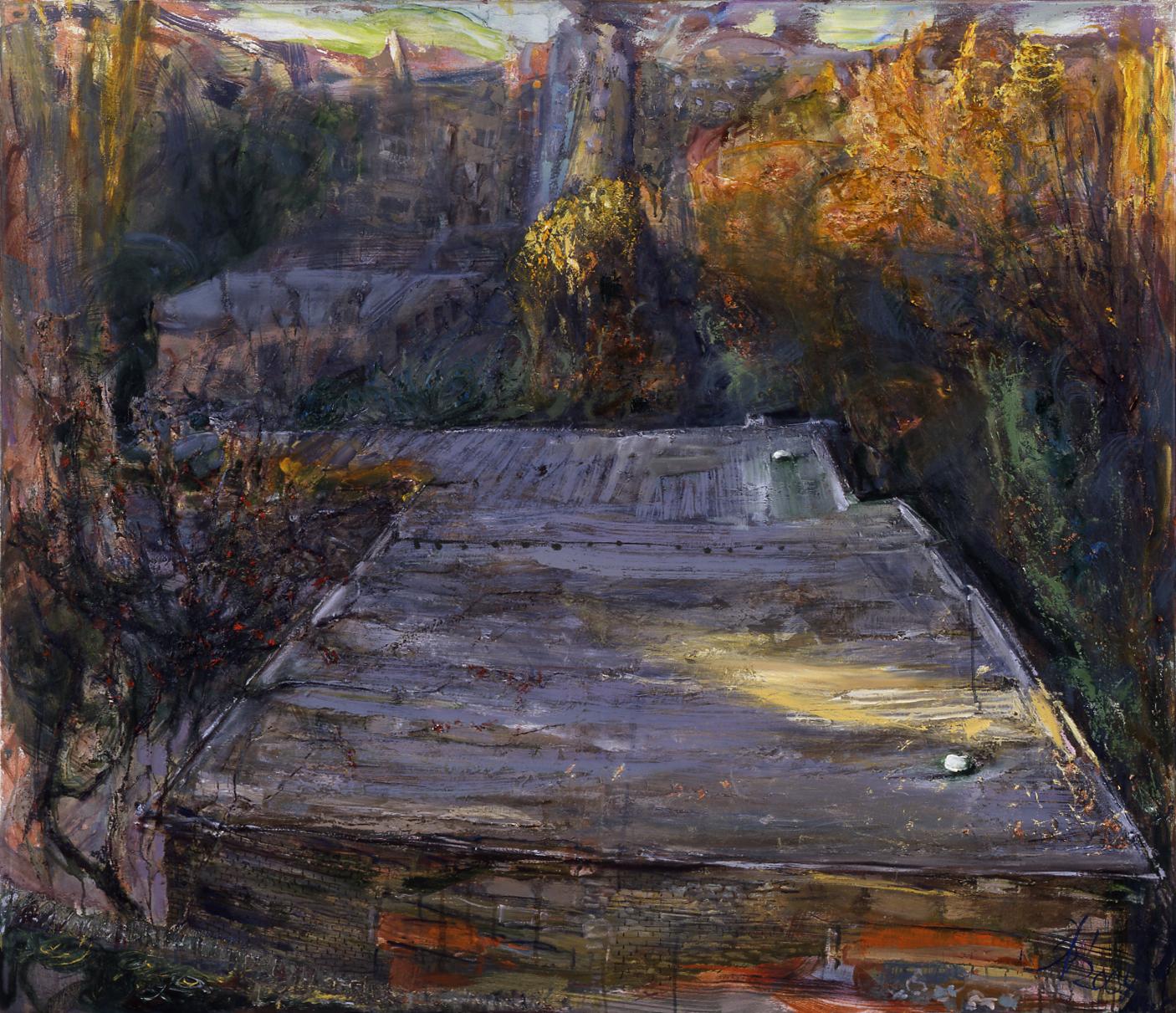 Erster Herbsttag (Neuk&ouml;lln II) - Johannes Heisig 