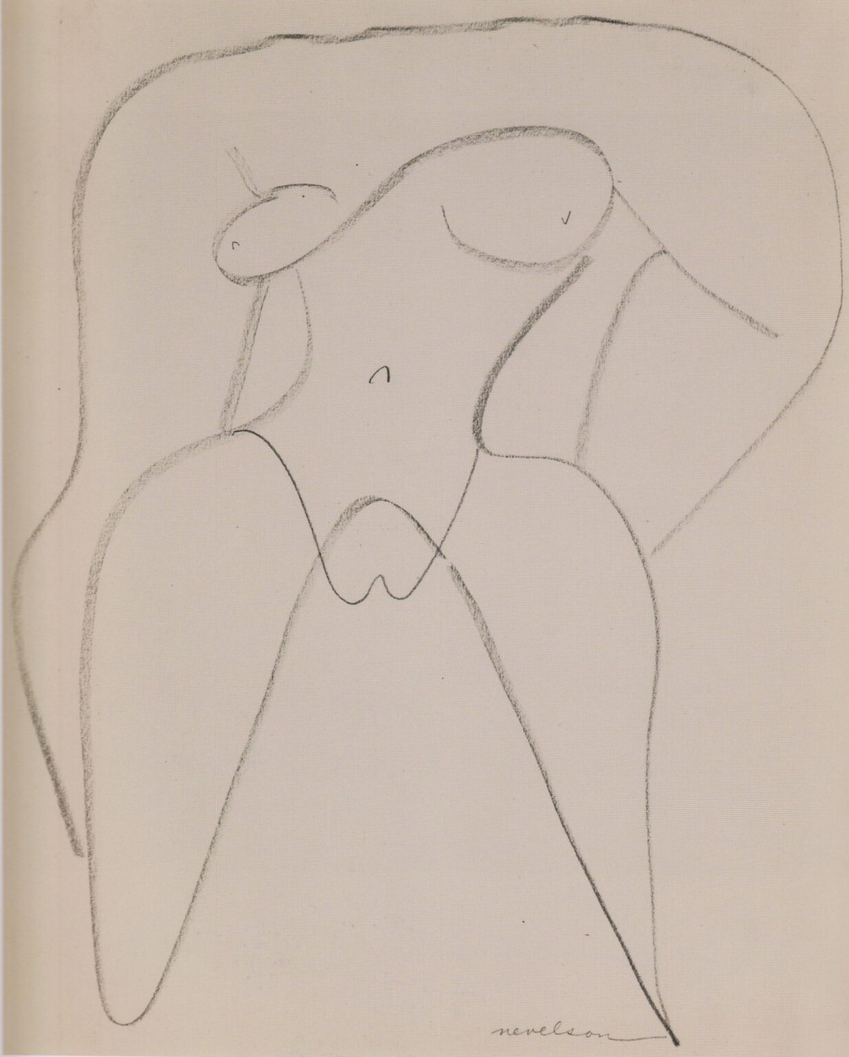 Female Nude - Louise Nevelson 
