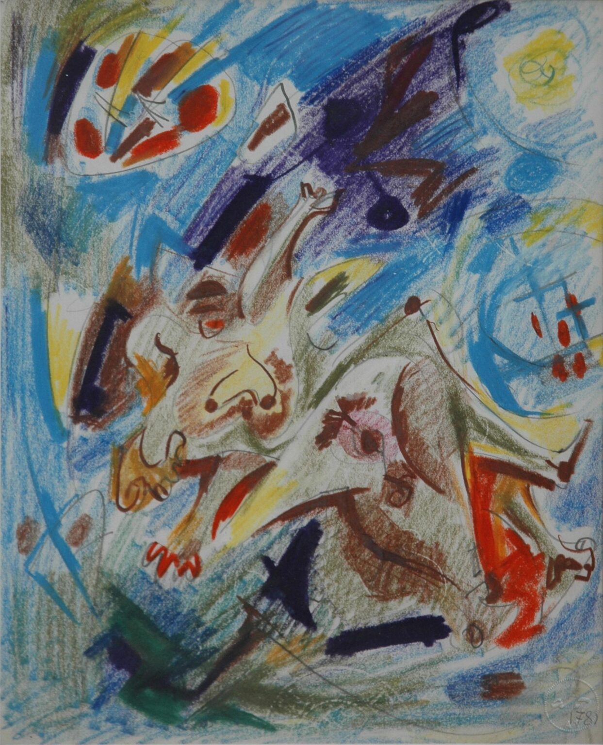&Eacute;tude pour un tableau &eacute;rotique - Andr&eacute; Masson 
