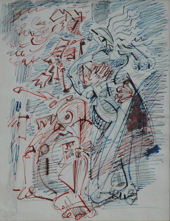 Chevalier et Dame en Armure - André Masson 