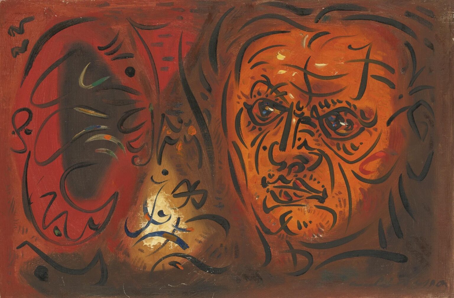 Autoportrait &agrave; l&rsquo;Enfer - Andr&eacute; Masson 